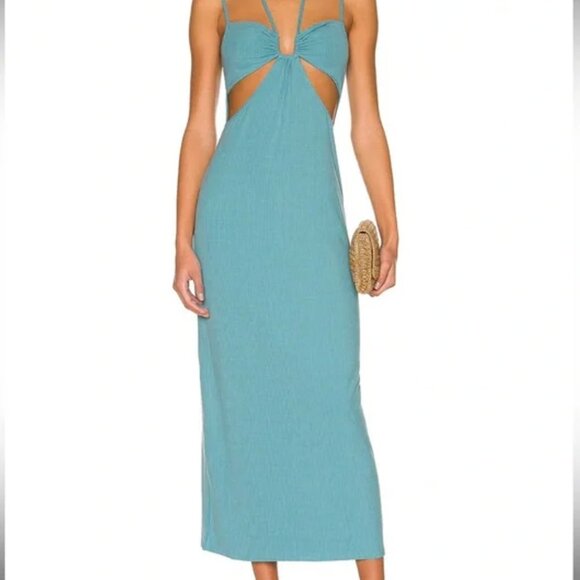 L*Space Teal Naomi Dress - M - Picture 1 of 6